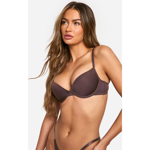 Soutien-Gorge À Imprimé Basique - 38C - boohoo - Modalova