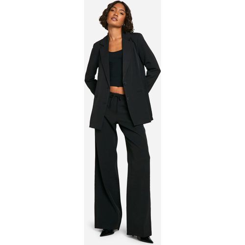 Tall" - Pantalon Large Taille Basse À Ceinture - 40 - boohoo - Modalova