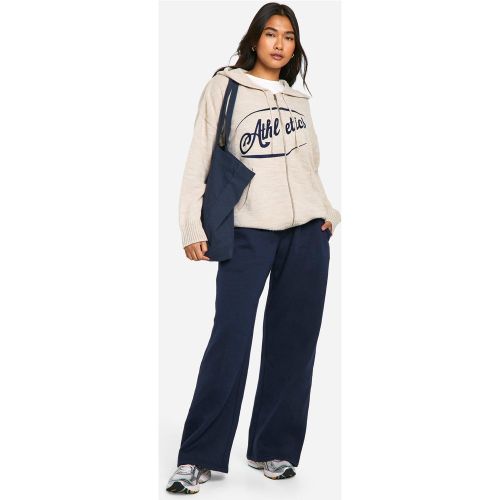 Sweat À Capuche Zippé À Broderie Athletics - S - boohoo - Modalova