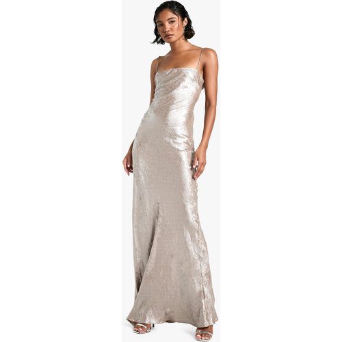 Tall" Diamante Satin Maxi Slip Dress - 42 - boohoo - Modalova