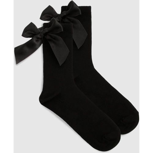 Chaussettes À Nœud Oversize - One Size - boohoo - Modalova