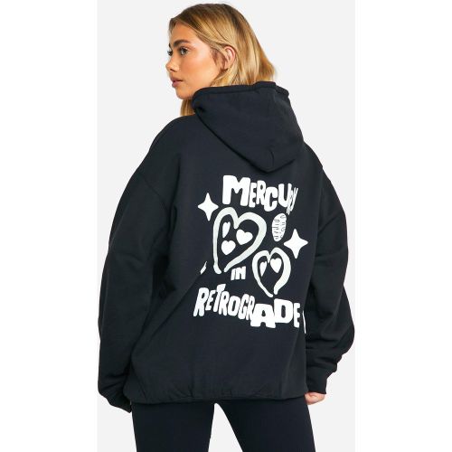 Sweat À Capuche Oversize À Imprimé Dsgn Studio - S - boohoo - Modalova