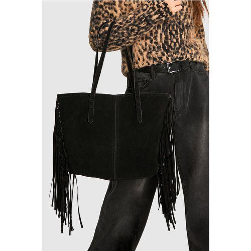 Tote Bag À Franges En Synthétique - One Size - boohoo - Modalova