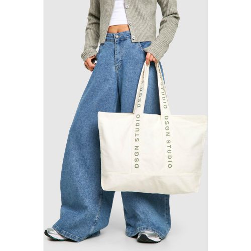 Tote Bag À Slogan Dsgn Studio - One Size - boohoo - Modalova