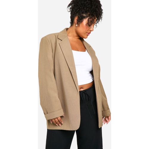 Grande Taille - Blazer À Ourlets Retroussés - 44 - boohoo - Modalova