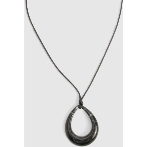 Collier À Pendentif En Corde - One Size - boohoo - Modalova