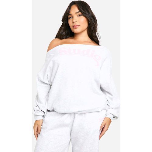 Grande Taille - Sweat À Slogan Studio - 48 - boohoo - Modalova