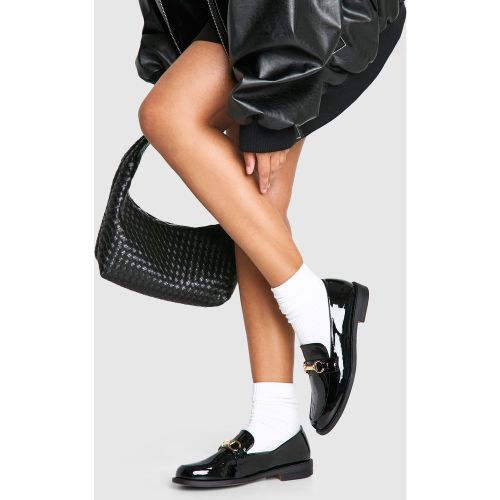 Mocassins À Empiècement Verni - 36 - boohoo - Modalova