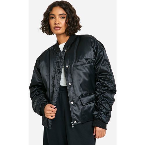 Tall" - Bomber Satiné - 36 - boohoo - Modalova
