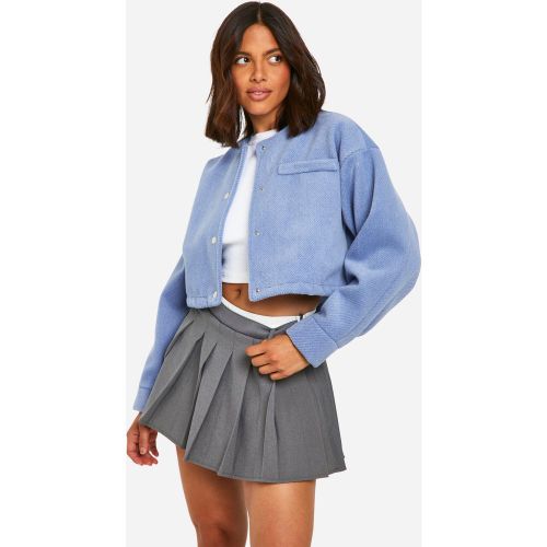 Bomber Effet Laine - 36 - boohoo - Modalova