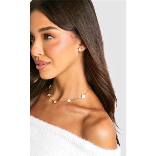 Boucles D'Oreilles Perlées - One Size - boohoo - Modalova