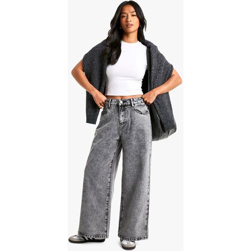 Petite" - Jean Large Basique 26 Pouces - 38 - boohoo - Modalova