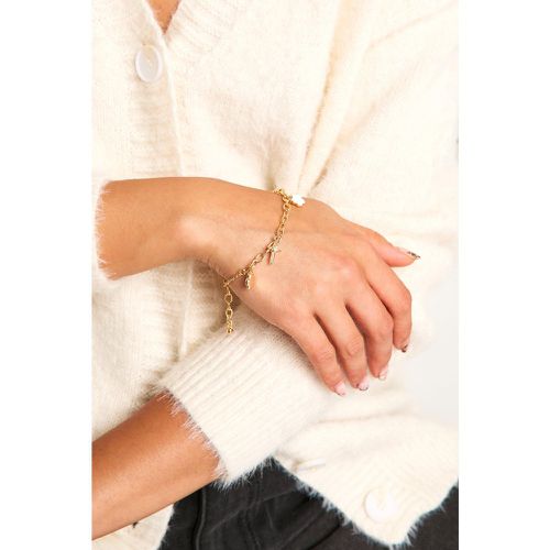 Bracelet À Pendentif Fleur Et Étoile - One Size - boohoo - Modalova