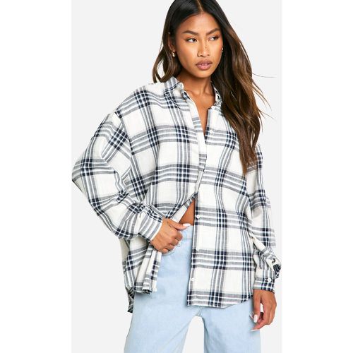 Chemise Oversize À Carreaux - 40 - boohoo - Modalova