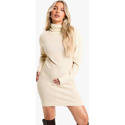 Maternité - Robe Pull De Grossesse À Col Roulé - S - boohoo - Modalova