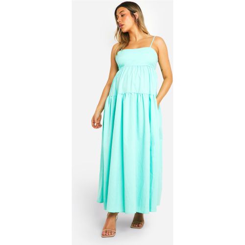 Maternité - Robe De Grossesse À Volants Et Bretelles - 36 - boohoo - Modalova