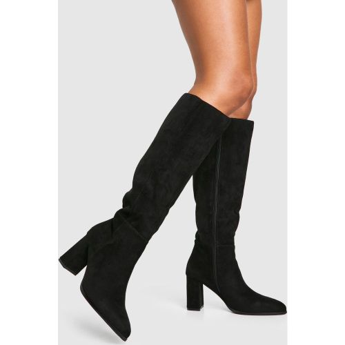 Bottes À Talons Blocs - 37 - boohoo - Modalova