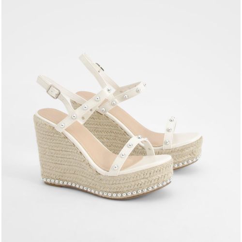 Espadrilles Perlées - 41 - boohoo - Modalova