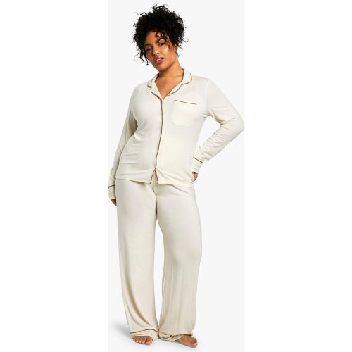 Grande Taille - Ensemble De Pyjama Premium Super Doux - 44 - boohoo - Modalova