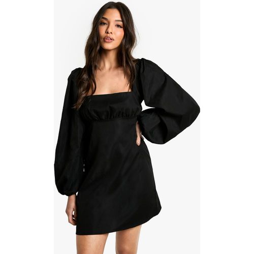 Robe Courte À Manches Bouffantes - 38 - boohoo - Modalova