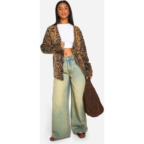 Petite" - Jean Large Délavé - 34 - boohoo - Modalova