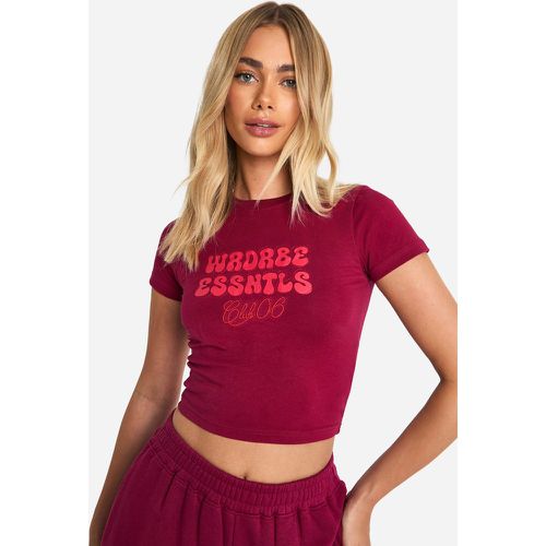 T-Shirt Basique À Slogan Bubble Baby - 38 - boohoo - Modalova