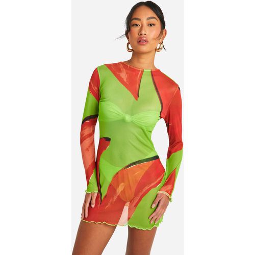 Robe De Plage Fleurie - S - boohoo - Modalova