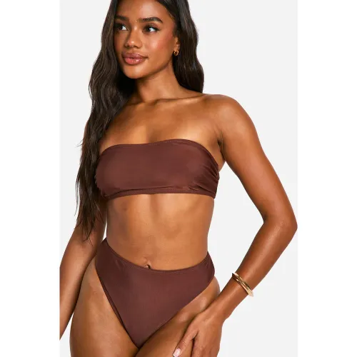 Haut De Maillot Bandeau - 34 - boohoo - Modalova