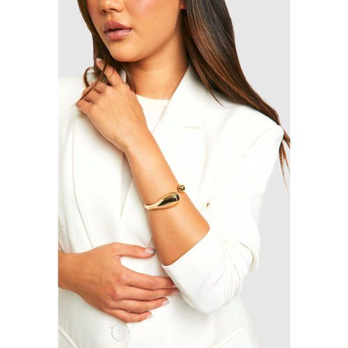 Bracelet Doré Épais - One Size - boohoo - Modalova