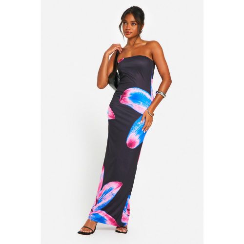 Robe Longue Fleurie - 38 - boohoo - Modalova