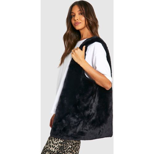 Tote Bag En Fausse Fourrure - One Size - boohoo - Modalova