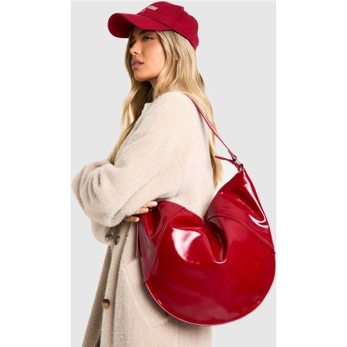 Sac À Main Oversize Rond En Synthétique - One Size - boohoo - Modalova