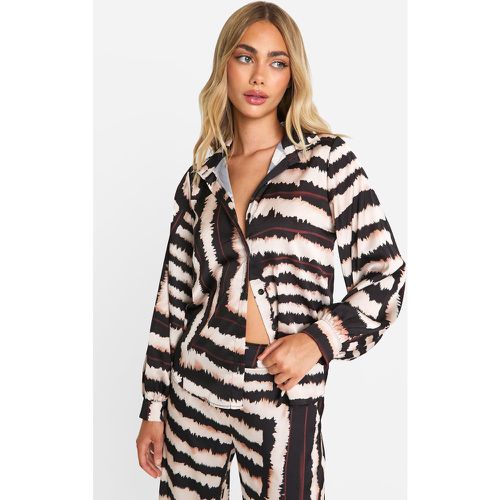 Chemise Oversize Tie Dye - 42 - boohoo - Modalova