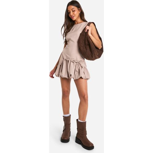 Robe De Tailleur À Rayures Fines - 36 - boohoo - Modalova