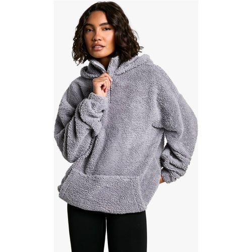 Tall" - Sweat À Capuche En Polaire - M - boohoo - Modalova