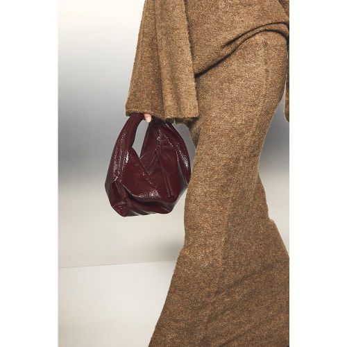 Sac À Main Texturé Verni - One Size - boohoo - Modalova