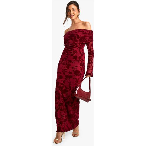 Robe Longue À Col Bateau - 36 - boohoo - Modalova