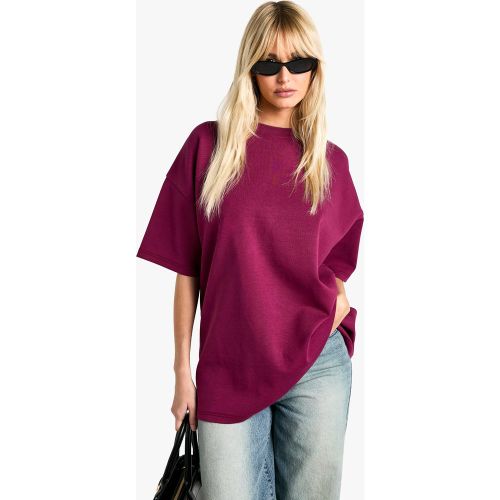 T-Shirt Oversize Premium À Surpiqûres - 34 - boohoo - Modalova