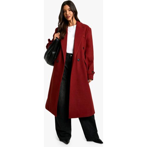 Manteau Oversize Effet Laine - 36 - boohoo - Modalova