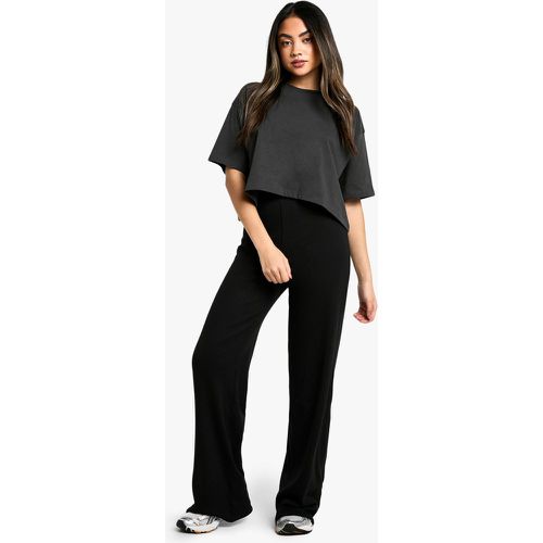 Pantalon Large Côtelé - 36 - boohoo - Modalova