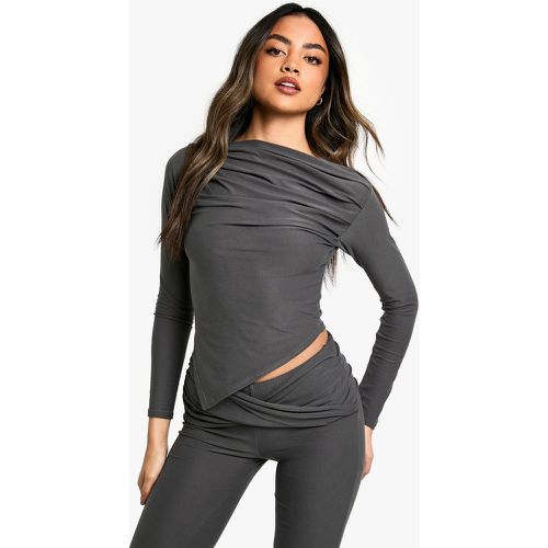 Top Asymétrique Doux - 42 - boohoo - Modalova