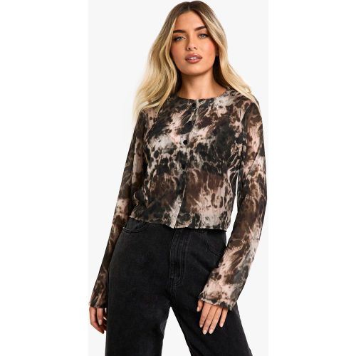Top Sans Manches À Imprimé Léopard - 34 - boohoo - Modalova