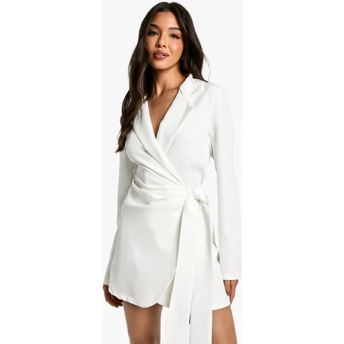 Robe Blazer Drapée - 34 - boohoo - Modalova