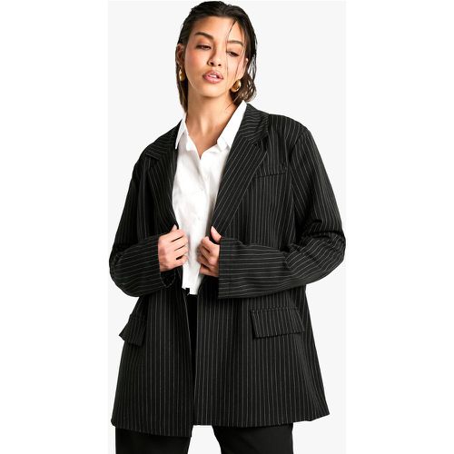 Blazer Oversize Habillé À Rayures Fines - 36 - boohoo - Modalova