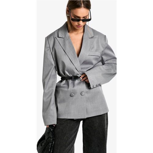Blazer Cintré Croisé - 36 - boohoo - Modalova