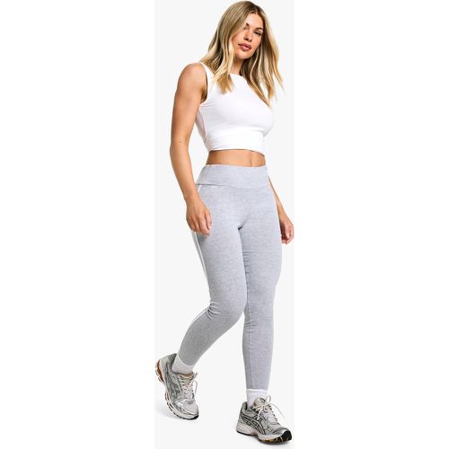 Legging Rayé Taille Haute - 36 - boohoo - Modalova