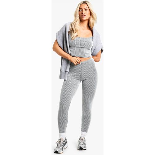 Ensemble Bicolore Avec Legging Et Débardeur - 38 - boohoo - Modalova