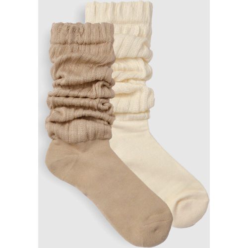 Lot De 2 Paires De Chaussettes - One Size - boohoo - Modalova