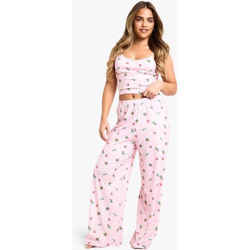 Petite" - Ensemble De Pyjama À Imprimé Houx - 36 - boohoo - Modalova