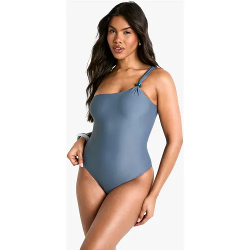 Maillot De Bain Asymétrique À Perles - 34 - boohoo - Modalova